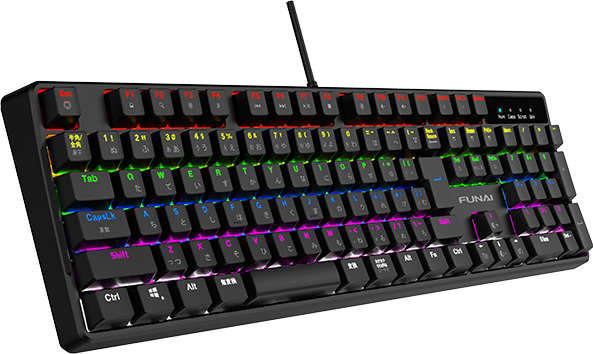 メカニカルキーボード/全キーロールオーバー・アンチゴースト対応