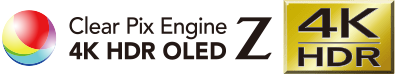 Clear Pix Engine 4K HDR OLED 4K HDR